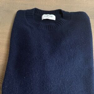Parke Women's Classic Navy Crewneck Sweater